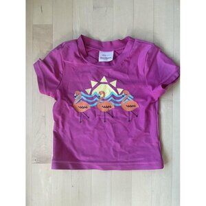Hanna Andersson Cropped Rash Guard Top Sz 120